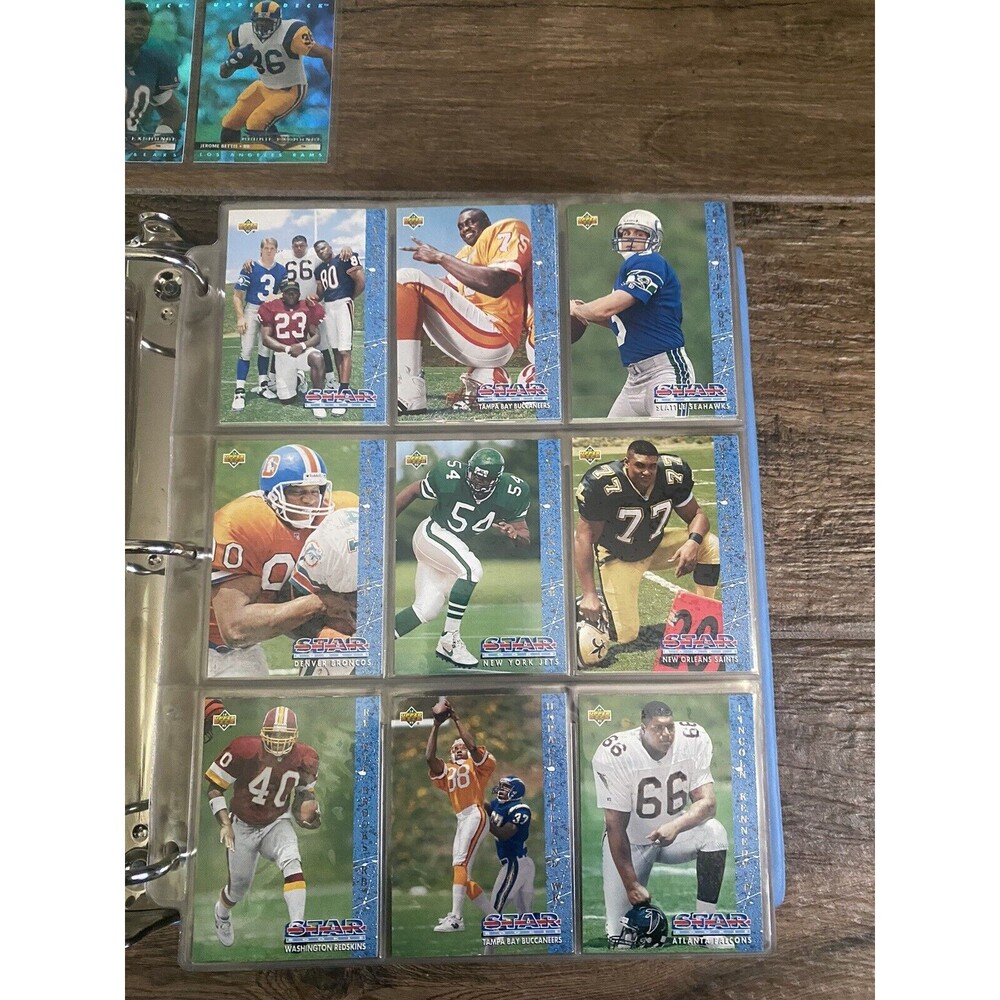 1993 Upper Deck Football 95% Complete Set (513 of 530 Cards) - Rookie Cards